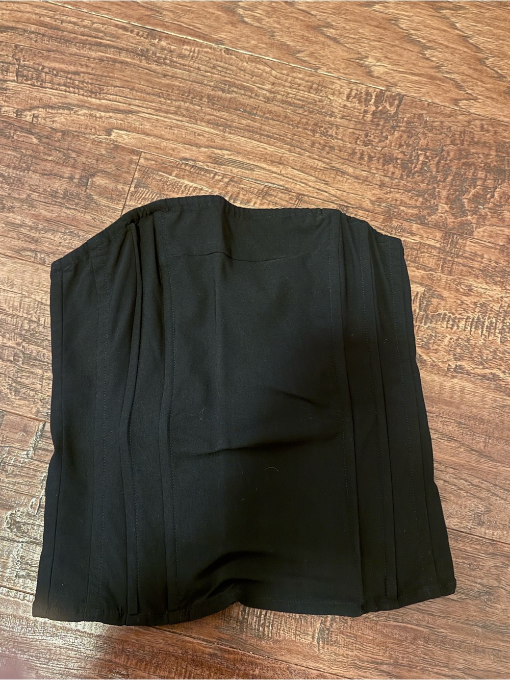 WeWoreWhat Black Strapless Bustier